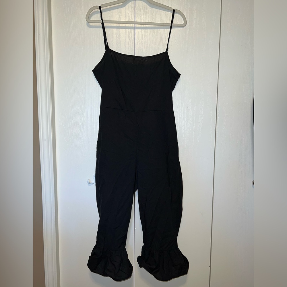 maccs the label Ruffled Tie Back Romper